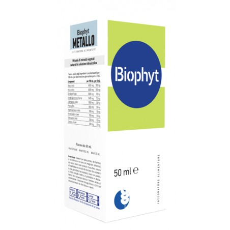 Biogroup Societa' Benefit Biophyt Metallo 50 Ml Soluzione Idroalcolica