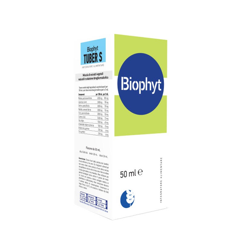 Biogroup Societa' Benefit Biophyt Tuber S 50 Ml Soluzione Idroalcolica