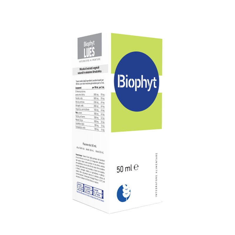 Biogroup Societa' Benefit Biophyt Lues 50 Ml Soluzione Idroalcolica