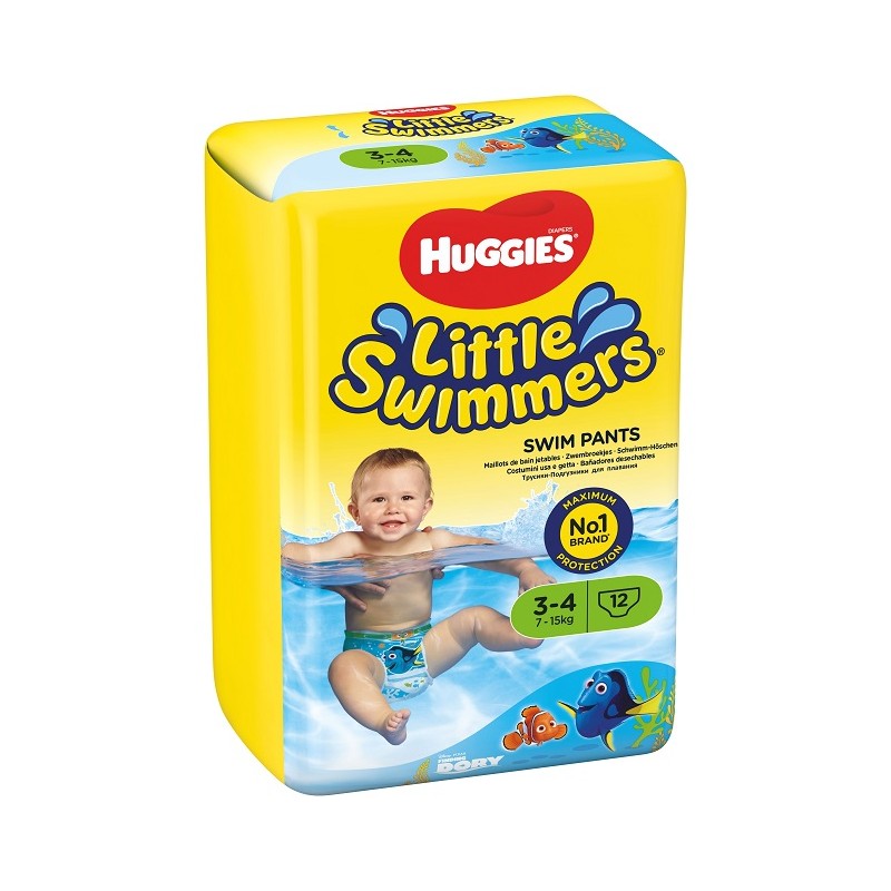 Kimberly Clark Italia Huggies Little Swimmers 7/12kg 12 Pezzi