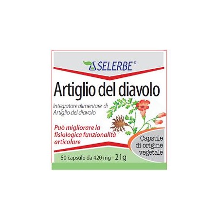 Biodue Fitopreparatori Italiani Artiglio Diav Estratto Secco Titolato 50 Capsule