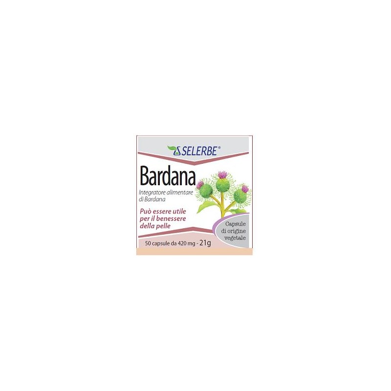 Biodue Bardana Estratto Secco Titolato 50 Capsule