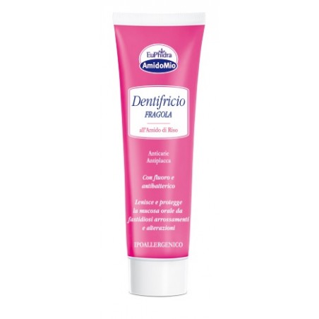 50ml di Dentifricio Fragola Antiplacca da Euphidra AmidoMio