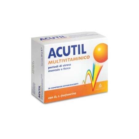 Angelini Acutil Multivitaminico 20 Compresse Effervescente