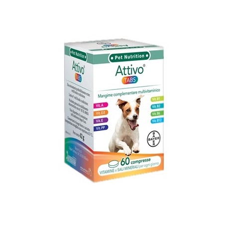 Elanco Attivo Tabs Astuccio Da 60 Compresse Altamente Appetibili