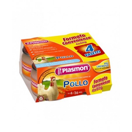 Plasmon Omogeneizzato Pollo Con Gift 4 X 80 G