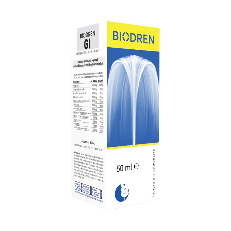 Biogroup Societa' Benefit Biodren Gi Soluzione Idroalcolica 50 Ml