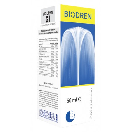 Biogroup Societa' Benefit Biodren Gi Soluzione Idroalcolica 50 Ml