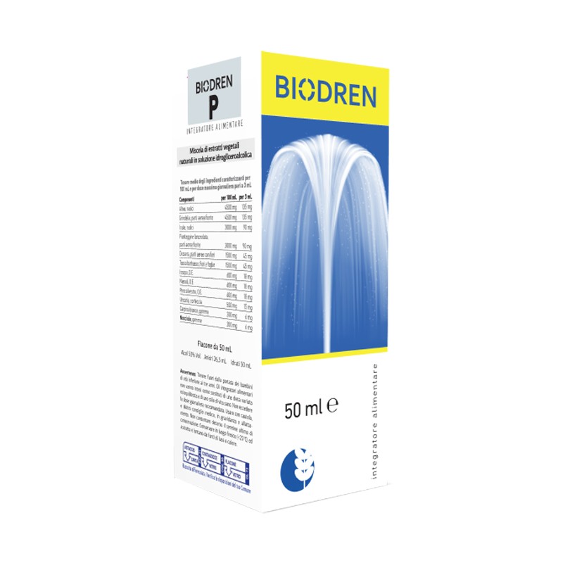 Biogroup Societa' Benefit Biodren P Soluzione Idroalcolica 50 Ml