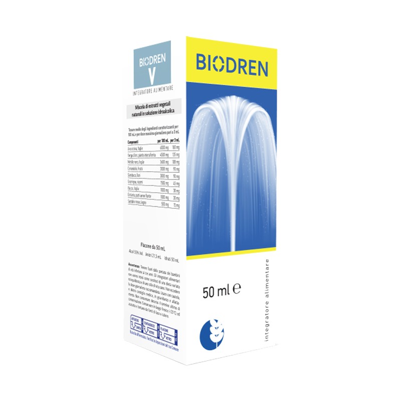 Biogroup Societa' Benefit Biodren V 50 Ml Soluzione Idroalcolica