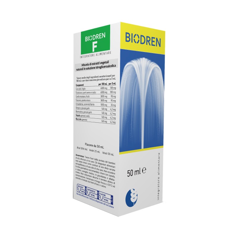 Biogroup Biodren F 50 Ml Soluzione Idroalcolica