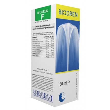 Biogroup Biodren F 50 Ml Soluzione Idroalcolica