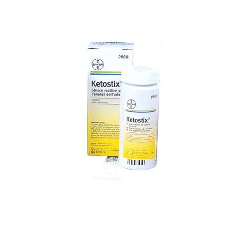 Ascensia Diabetes Care Italy Strisce Misurazione Chetonuria Ketostix 50 Pezzi