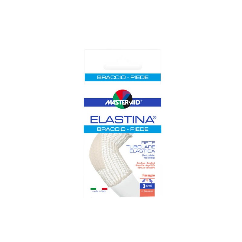 Pietrasanta Pharma Rete Tubolare Elastica Ipoallergenica Master-aid Elastina Braccio/piede 3 Mt In Tensione Calibro 4 Cm