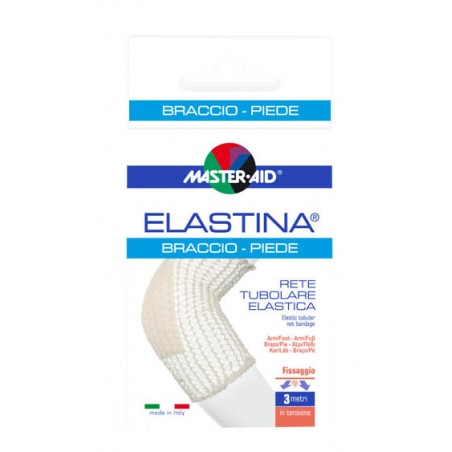 Pietrasanta Pharma Rete Tubolare Elastica Ipoallergenica Master-aid Elastina Braccio/piede 3 Mt In Tensione Calibro 4 Cm