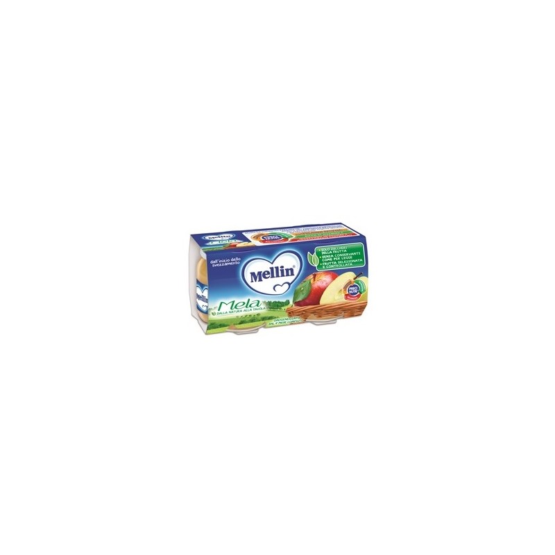 Danone Nutricia Soc. Ben. Mellin Omogeneizzato Mela 100 G 2 Pezzi