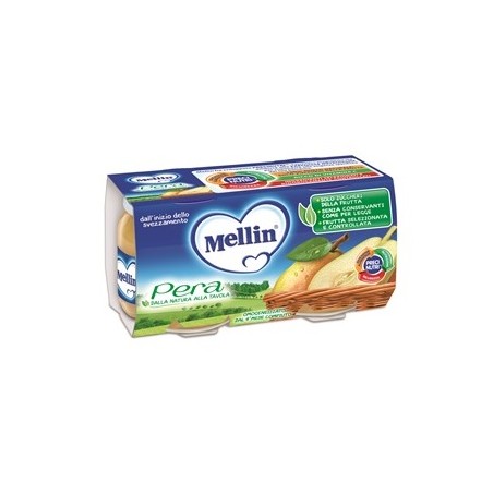 Danone Nutricia Soc. Ben. Mellin Omogeneizzato Pera 100 G 2 Pezzi