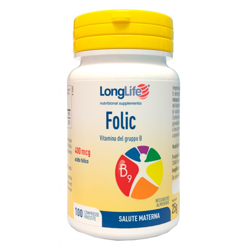 Longlife Folic 400 Mcg 100 Compresse