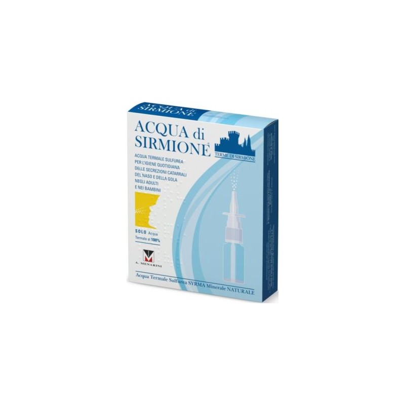 Terme Di Sirmione Acqua Sirmione Minerale Naturale 6 Fiale 15 Ml