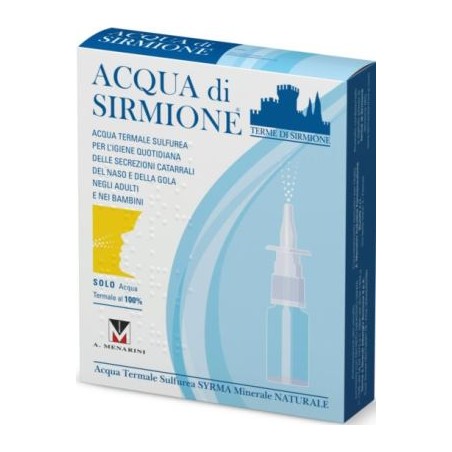 Terme Di Sirmione Acqua Sirmione Minerale Naturale 6 Fiale 15 Ml