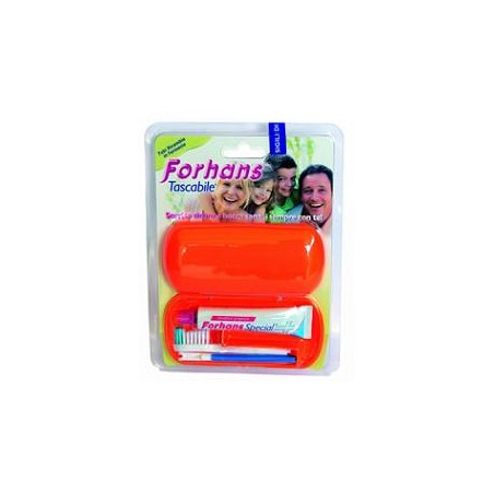 Uragme Forhans Travel Kit Tascabile Composto Da Spazzolino Da Viaggio + Forhans Special Pasta Dentifricia Tubetto 12,5 Ml