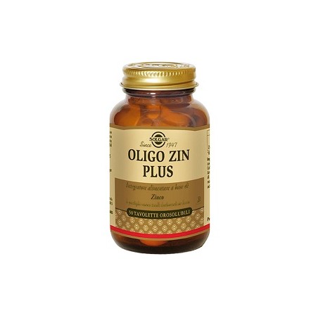 Solgar It. Multinutrient Oligo Zinco Plus 50 Tavolette Masticabili