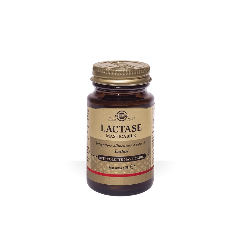 Solgar It. Multinutrient Lactase Masticabile 30 Tavolette