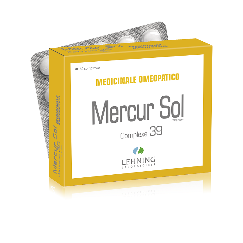 Lehning Laboratoires Lehning 39 Mercur Sol 80 Compresse