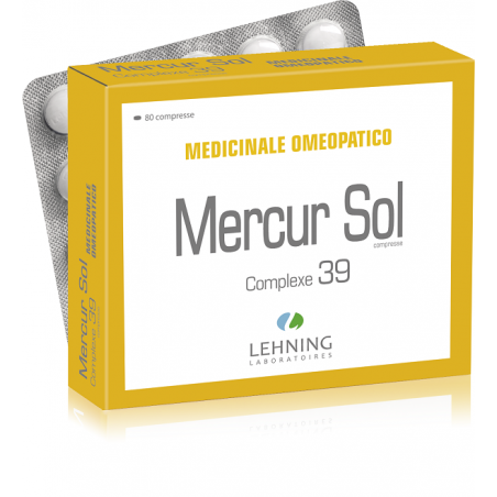 Lehning Laboratoires Lehning 39 Mercur Sol 80 Compresse