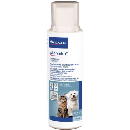 Virbac Allercalm Shampoo Cute Sensibile E Secca Cani E Gatti 250 Ml