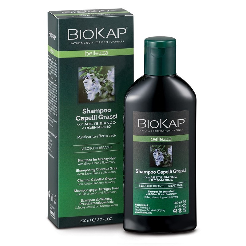 Bios Line Biokap Bellezza Shampoo Capelli Grassi 200 Ml Biosline