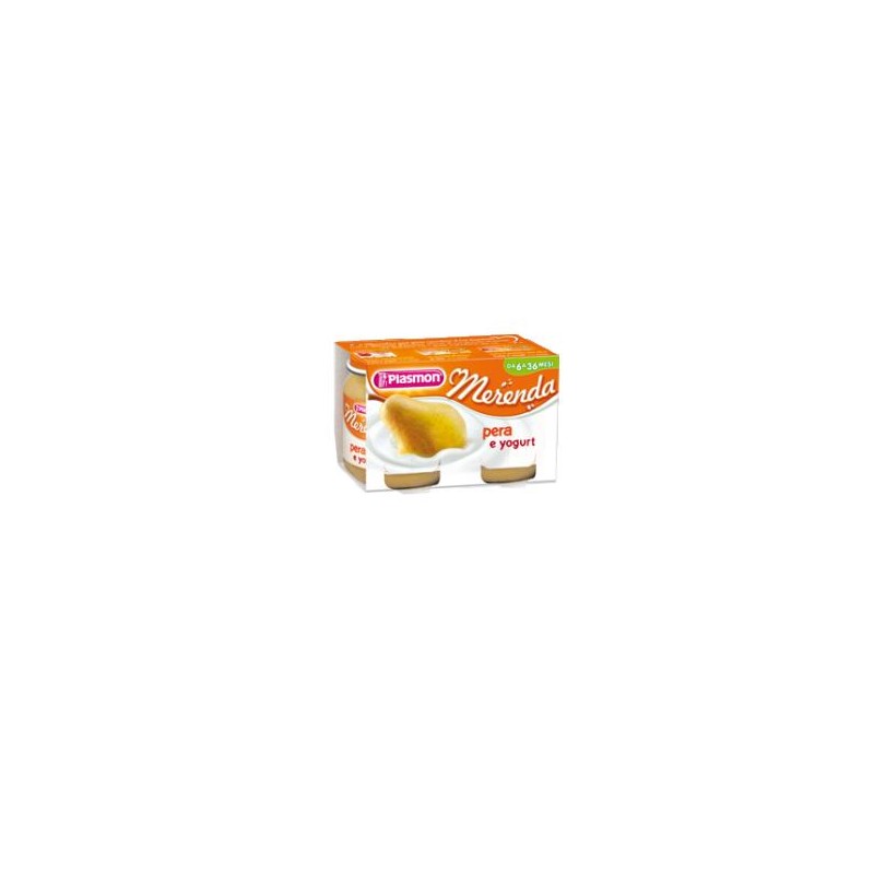 Plasmon Omogeneizzato Yogurt Pera 120 G X 2 Pezzi