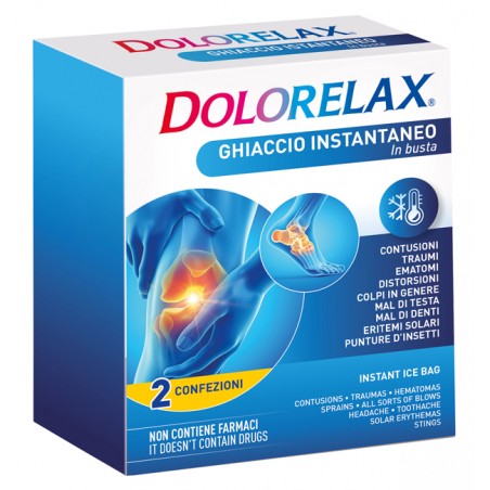 Euritalia Pharma Dolorelax Ice Bag Ghiaccio Busta 2 Pezzi