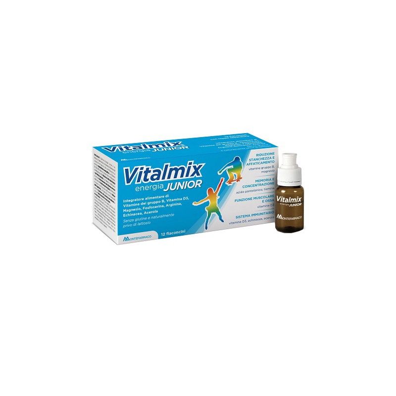 Montefarmaco Otc Vitalmix Junior 12 Flaconcini Da 12 Ml