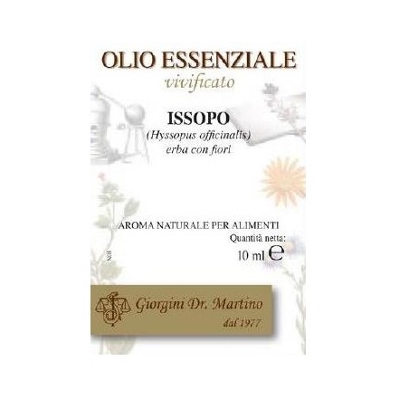 Dr. Giorgini Ser-vis Issopo Olio Essenziale 10 Ml