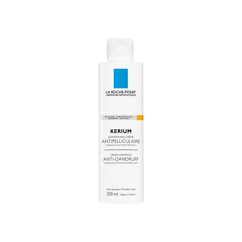 La Roche Posay-phas Kerium Shampoo Anti-forfora Capelli Secchi 200 Ml