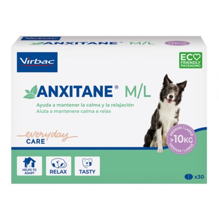 Virbac Anxitane M/l Supplemento Nutrizionale Scatola 30 Compresse Appetibili