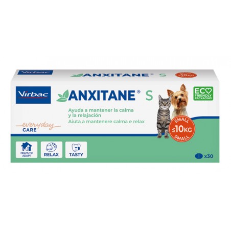 Virbac Anxitane S Supplemento Nutrizionale Scatola 30 Compresse Appetibili