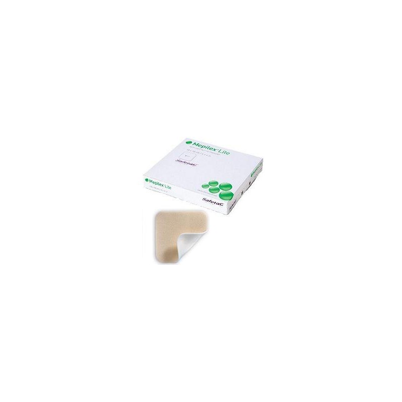 Molnlycke Health Care Mepilex Lite Medicazione In Schiuma Di Poliuretano 10x10 Cm 5 Pezzi