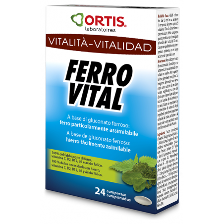 Ortis Laboratoires Pgmbh Ferro Vital Plus 24 Compresse