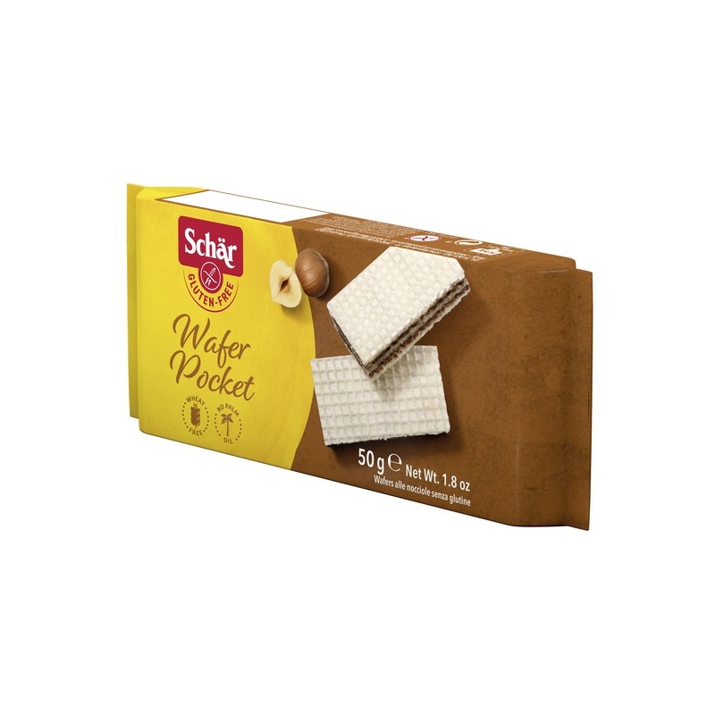 Dr. Schar Schar Wafer Pocket Alla Nocciola 50 G