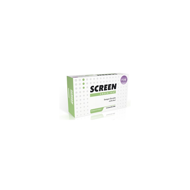 Screen Pharma S Test Rapido Presenza Di Sangue Occulto Nelle Feci Screen