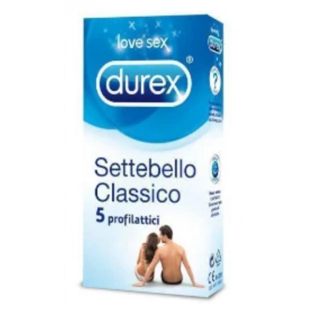 Reckitt Benckiser H. Profilattico Durex Settebello Classico 5 Pezzi