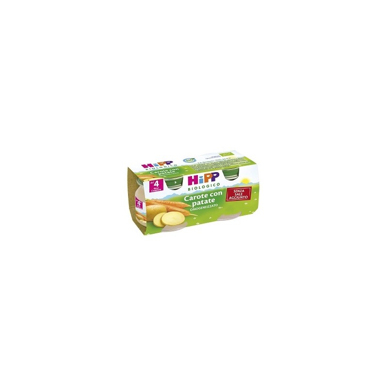 Hipp Italia Hipp Bio Hipp Bio Omogeneizzato Carote Con Patate 2x80 G