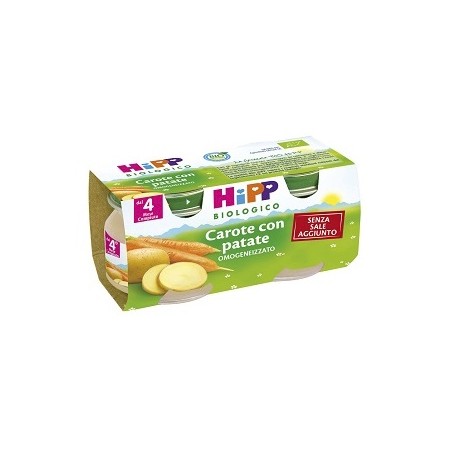 Hipp Italia Hipp Bio Hipp Bio Omogeneizzato Carote Con Patate 2x80 G