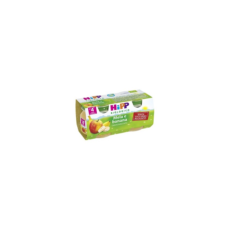 Hipp Italia Hipp Bio Frutta Grattuggiata Mela Banana 4x100 G