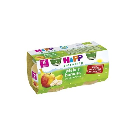 Hipp Italia Hipp Bio Frutta Grattuggiata Mela Banana 4x100 G