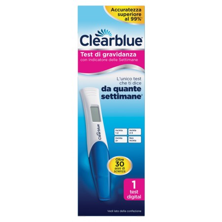 Procter & Gamble Test Di Gravidanza Clearblue Con Indicatore Delle Settimane 1 Pezzo