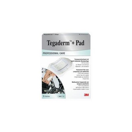 3m Italia Cerotto Tegaderm Pad 5x7cm 5pezzi