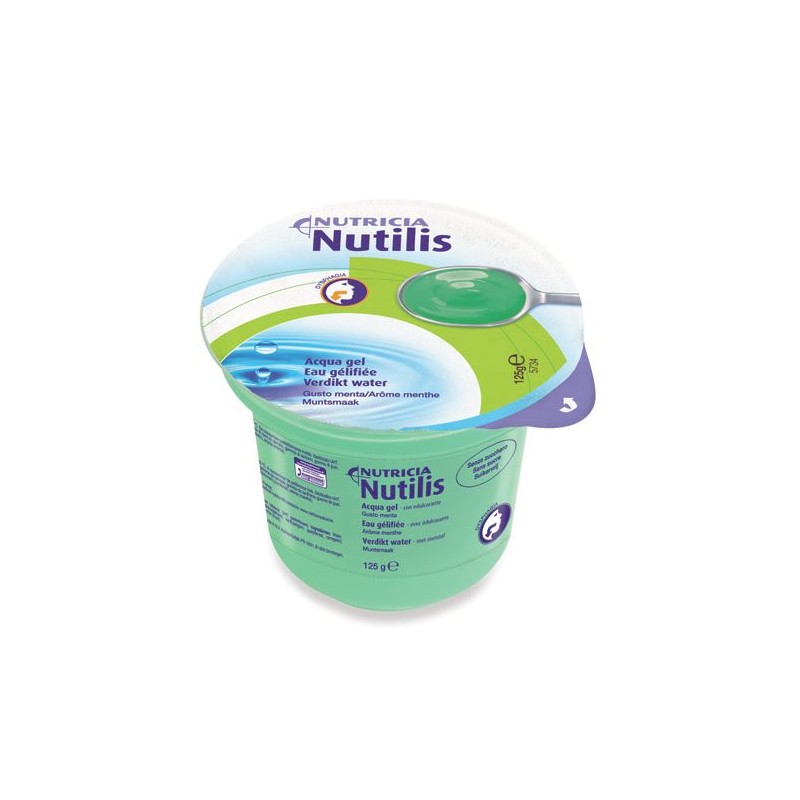 Danone Nutricia Soc. Ben. Nutilis Aqua Gel Menta 125 G 12 Pezzi